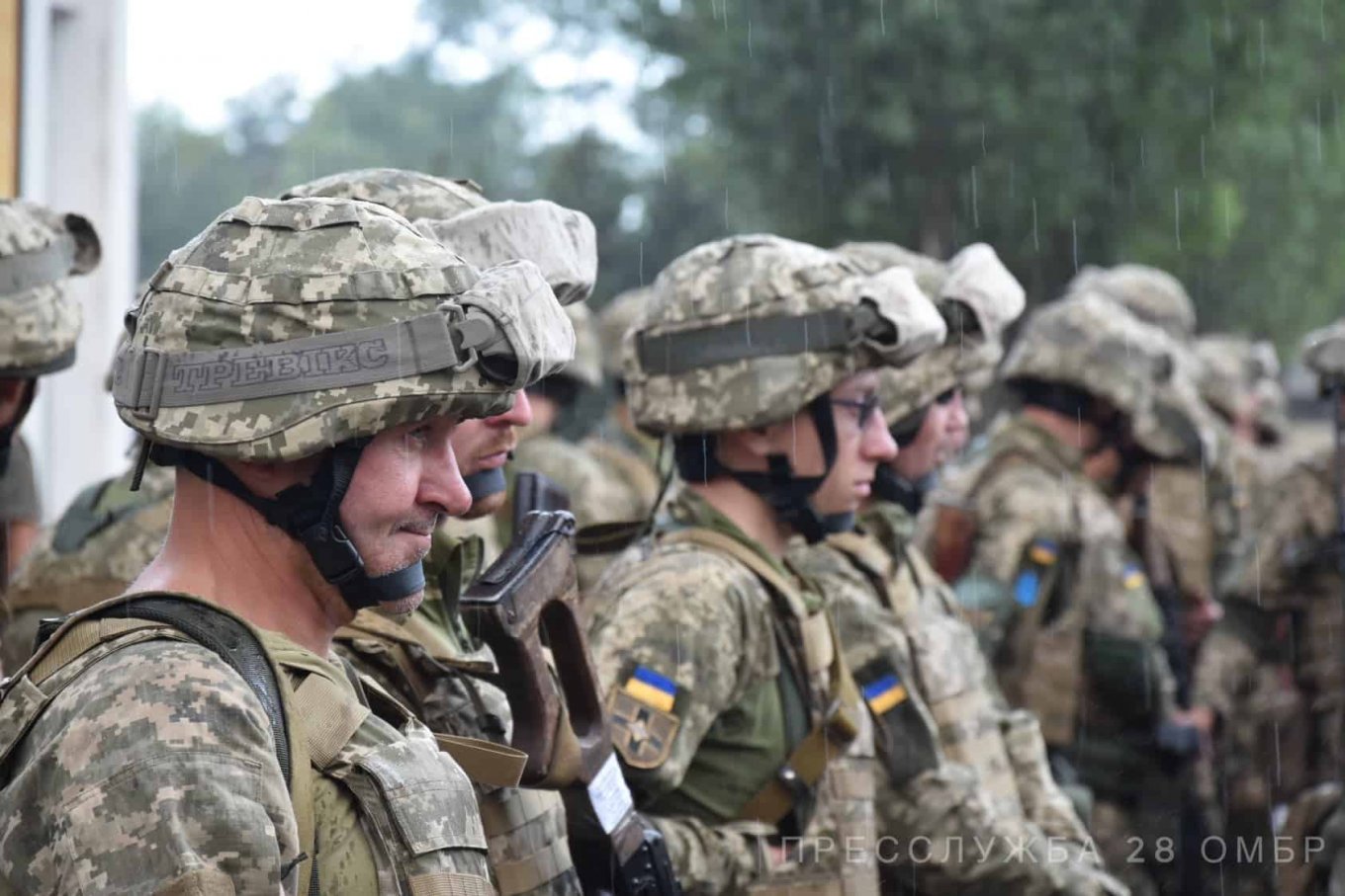 Military of the 28th Brigade. Photo: 28 OMBr