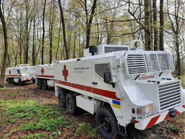 Ukraine received 23 ambulances from international partners