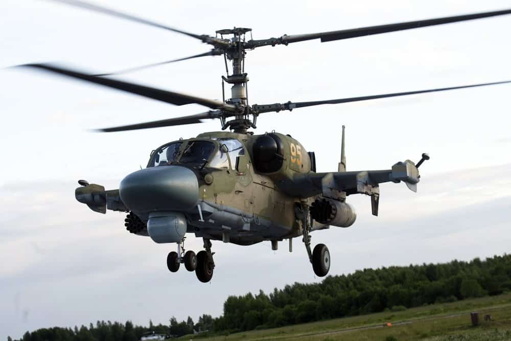 Russian Ka-52 helicopter