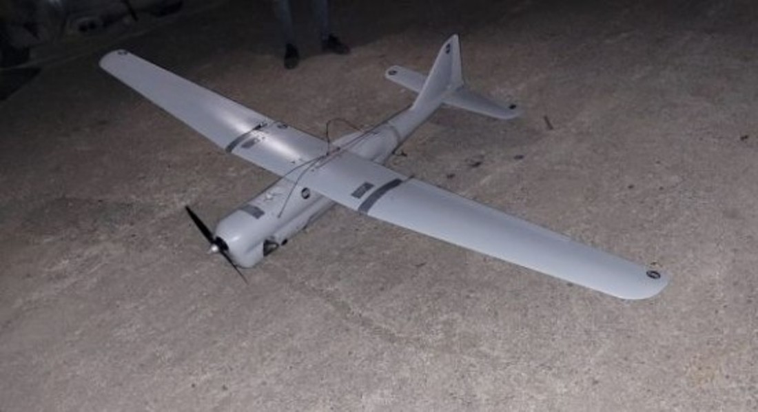 Russian Orlan-10 drone that crashed in Romania