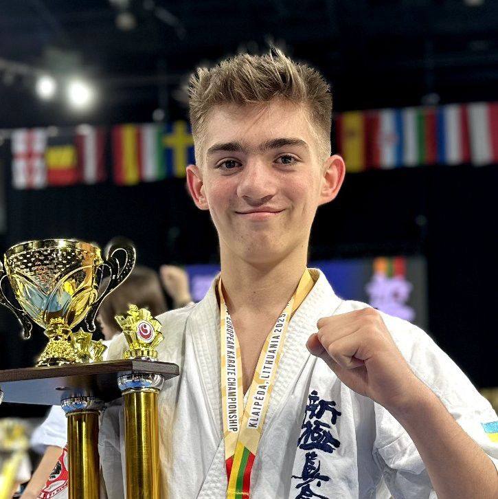 Oles Vorona, a student from Lviv