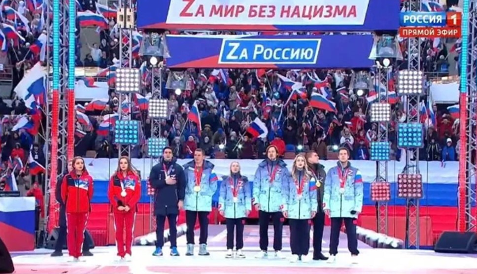 Russian athletes support genocide of Ukrainians