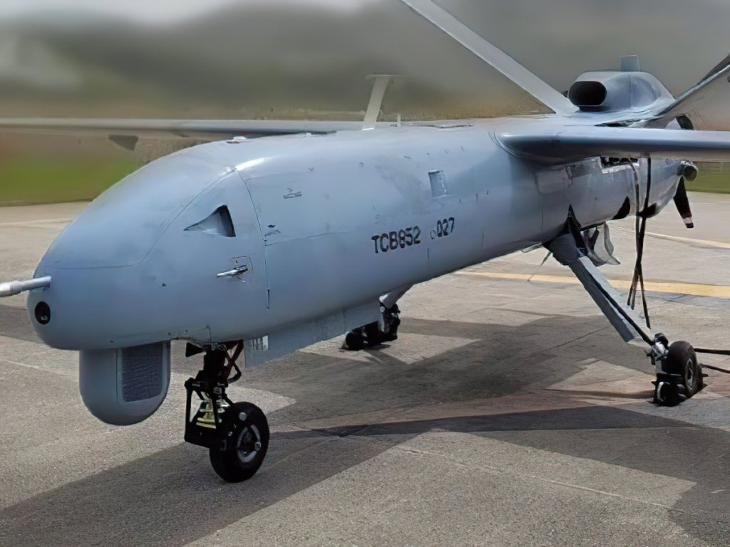 Turkish ANKA drone with MILSAR radar. April 2022