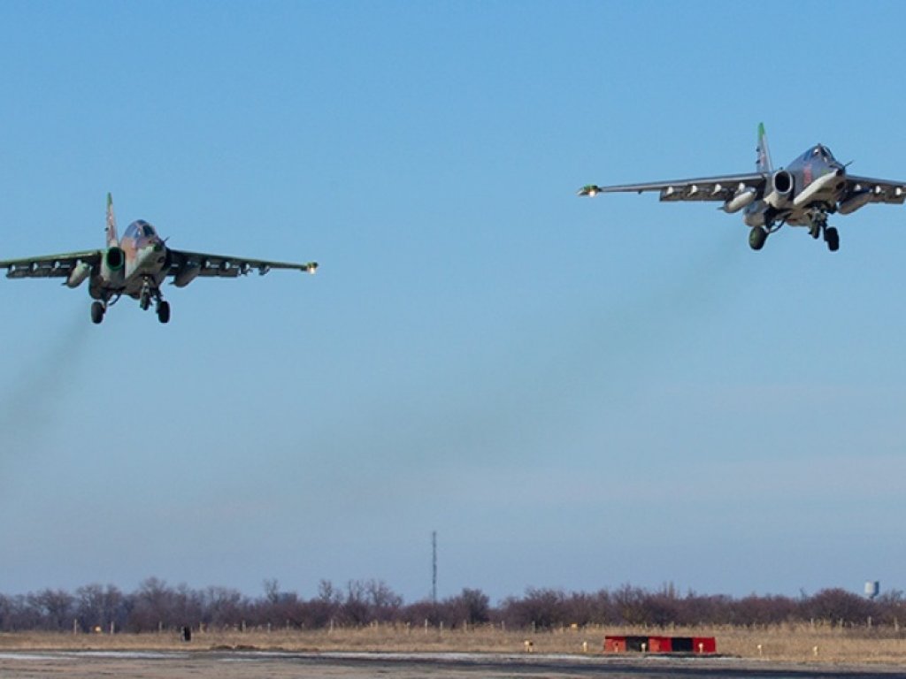 Attack aircraft SU-25 PKS RF