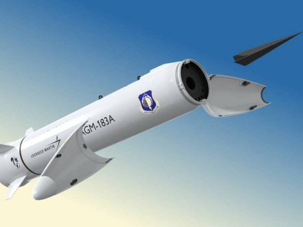 Picture of a promising hypersonic missile AGM-183A ARRW