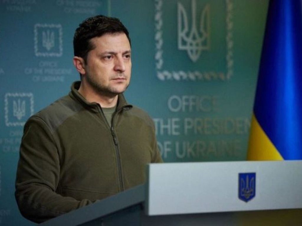 President of Ukraine Volodymyr Zelensky