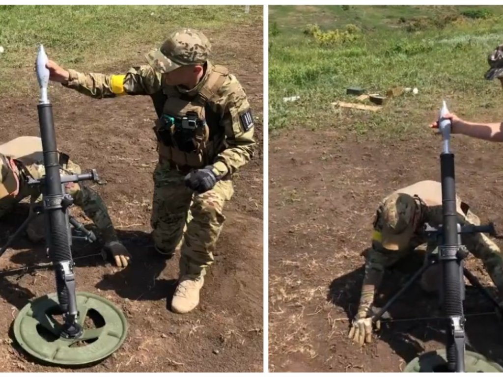 Mortar M224 of the Armed Forces of Ukraine. May-June 2022