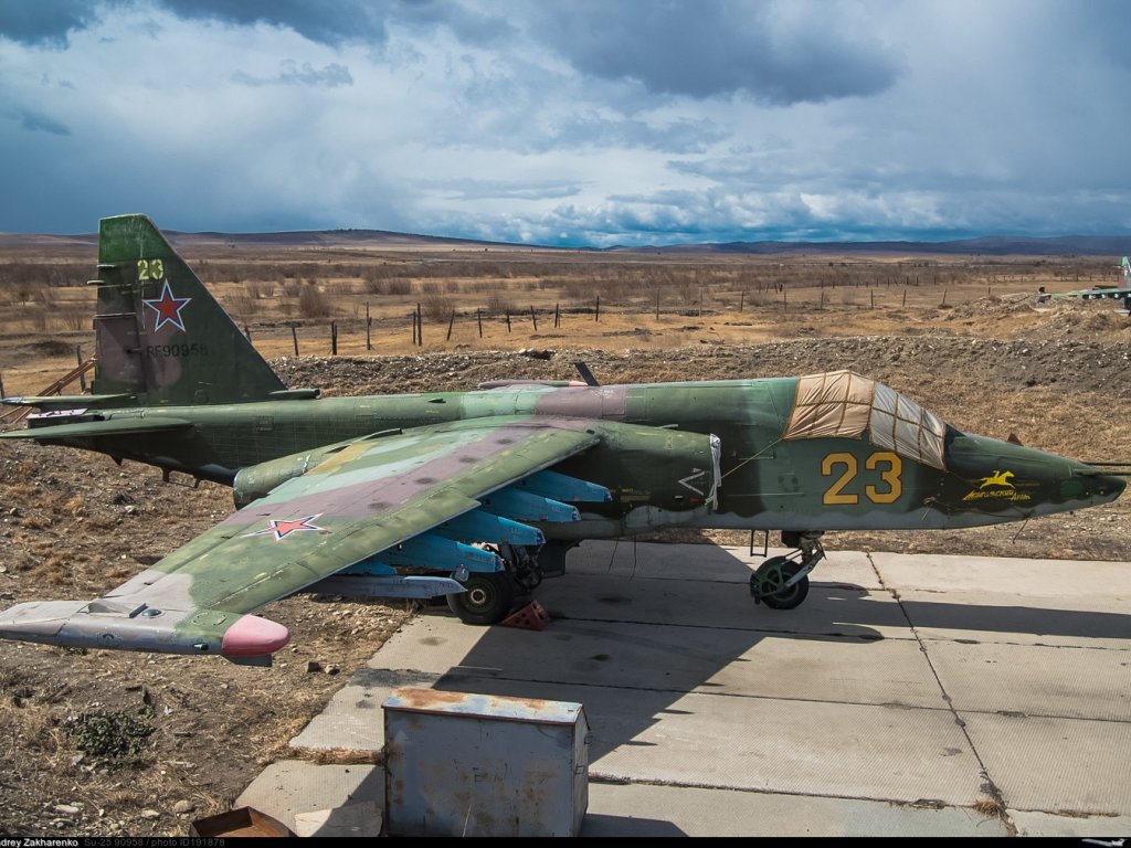 Su-25SM of the Air and Space Forces of the Russian Federation from 266 separate assault aviation regiment