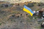 There was a video of how our fighters raised the Ukrainian flag on Snake Island