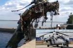 <b>The Mi-35M helicopter was lifted from the bottom of the Kiev Sea</b>