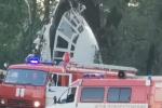 In Russia, a military transport plane IL-76 crashed