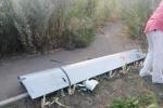 A Russian drone crashed and damaged a house in Taganrog