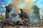 <b>A school that survived two world wars and the battle for the city in 2014 burned down in Lysychansk</b>