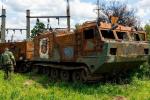 Destroyed DT-30 "Knight" was shown in Vilkhivka