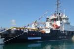 The Navy struck the enemy tug "Vasily Bekh", which was carrying ammunition to the Snake